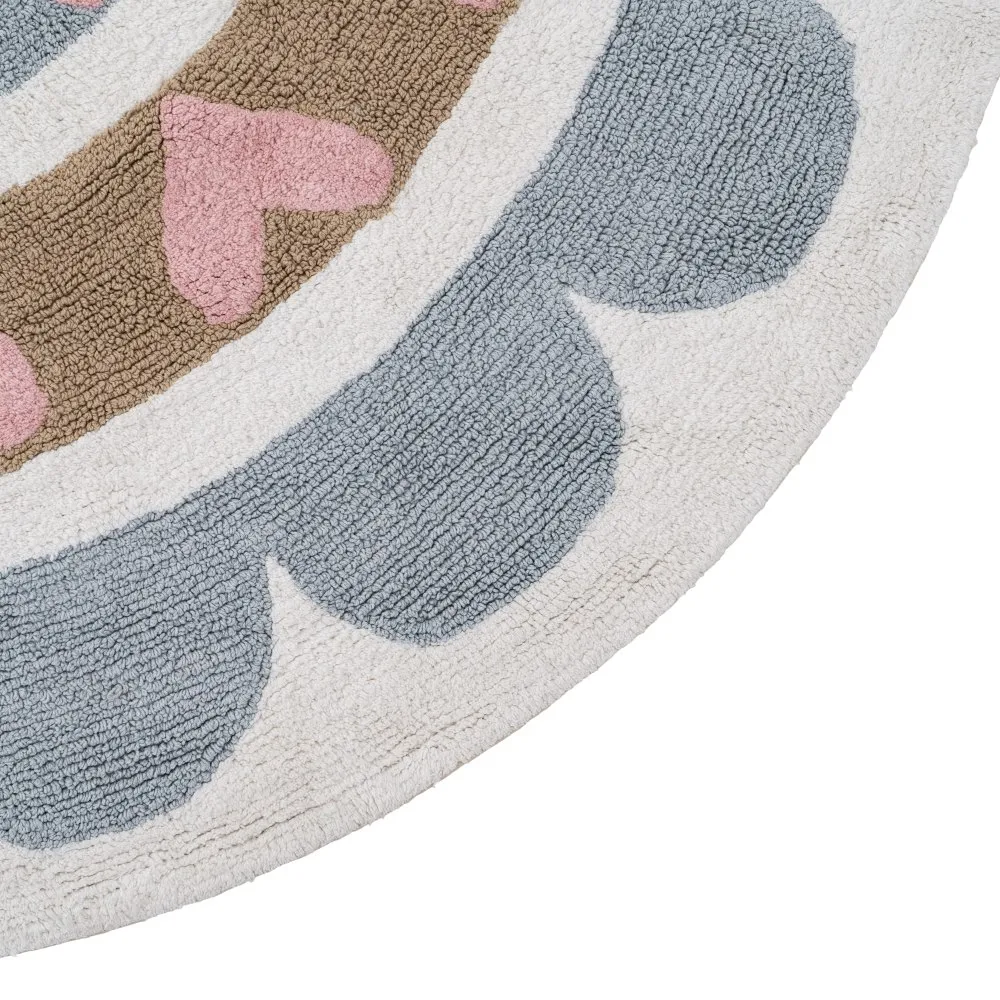 Covor Rotund Mandala din Bumbac | CreativDeco [2]