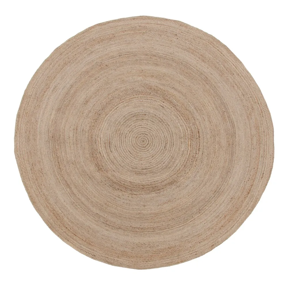 Covoare - Covor rotund iuta natural | Covoare statement toamna 2024