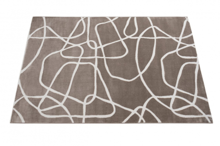 Covor futurist asimetric taupe|Covoare moderne premium [2]