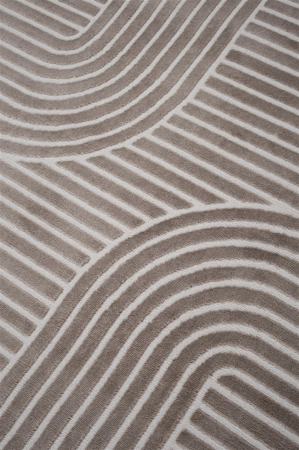 Covor modern futurist taupe|Covoare moderne premium [1]