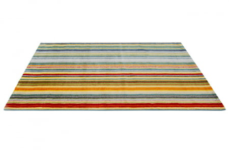 Covor modern geometric multicolor verde|Covoare contemporane premium [3]