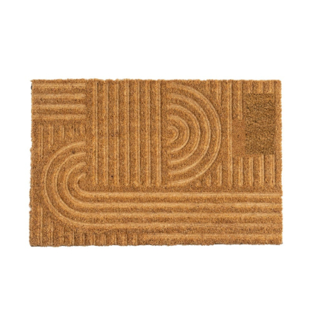 Stil de design - Covoraș din fibră de cocos cu arcade geometrice în relief