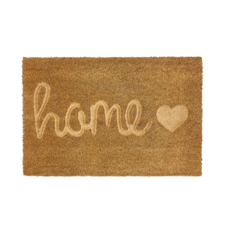 Covorase Intrare - Covoraș de intrare din fibră de cocos cu mesaj home
