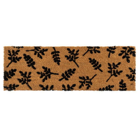 Covorase Intrare - Covoraș de intrare din fibră de cocos cu model botanic