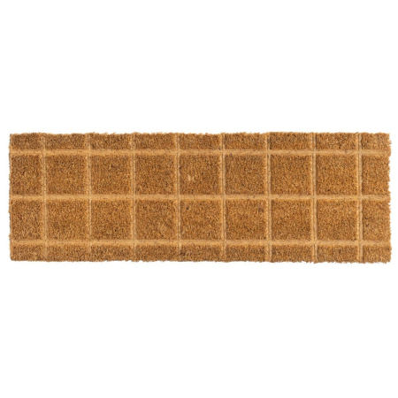 Covorase Intrare - Covoraș de intrare din fibră de cocos cu model geometric natural