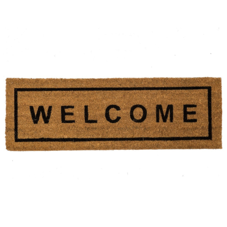 Covorase Intrare - Covoraș de intrare din fibră de cocos cu mesaj WELCOME