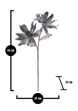 Flori artificiale albe deosebite CreativDeco - Eleganta pura pentru orice spatiu [5]