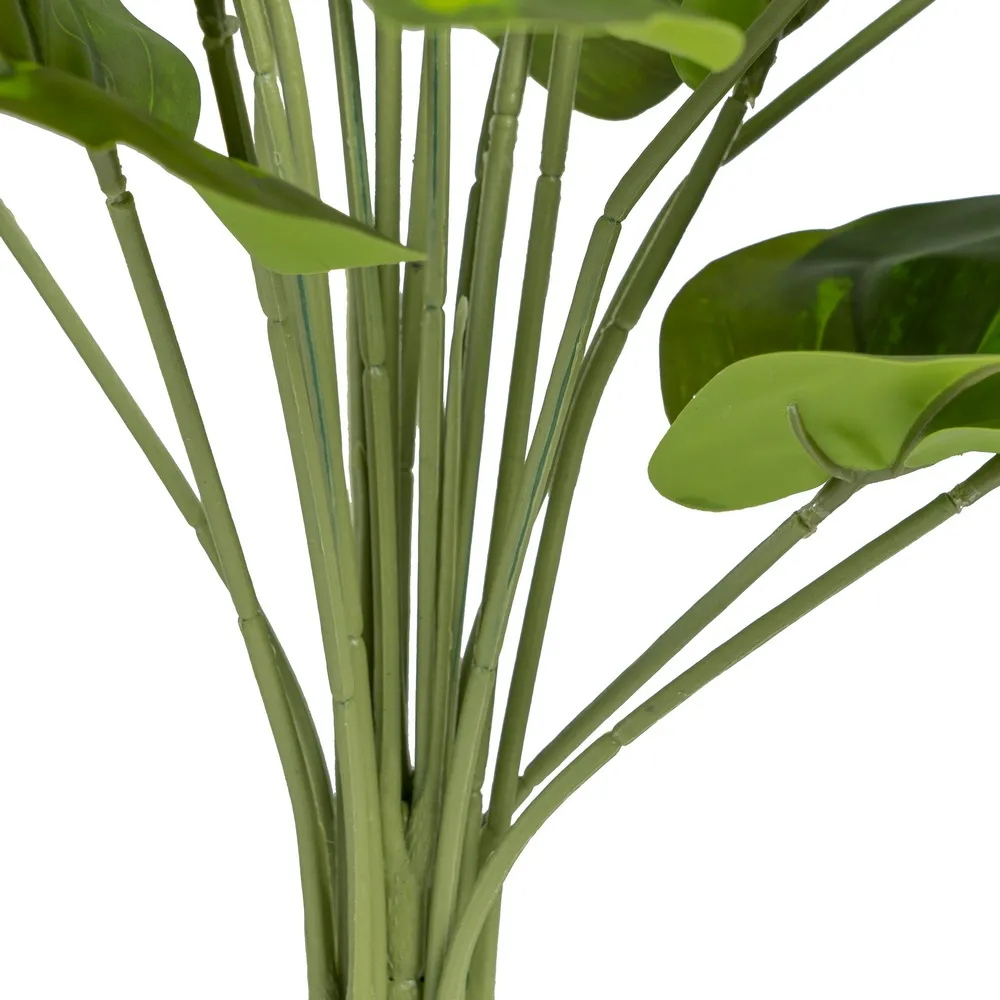 Crenguta frunze exotice verzi | Decoratiuni tropicale | Vaze inalte [3]