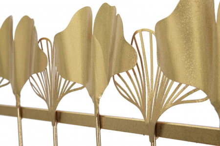 Cuier perete auriu frunze ginkgo CreativDeco [3]