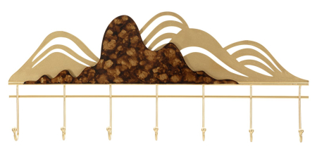 Mobilier - Cuier de perete decorativ metal multicolor design montan artistic