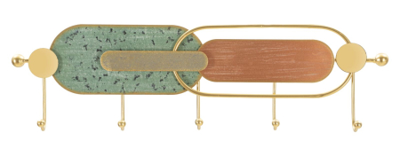 Mobilier - Cuier perete metal multicolor geometric modern