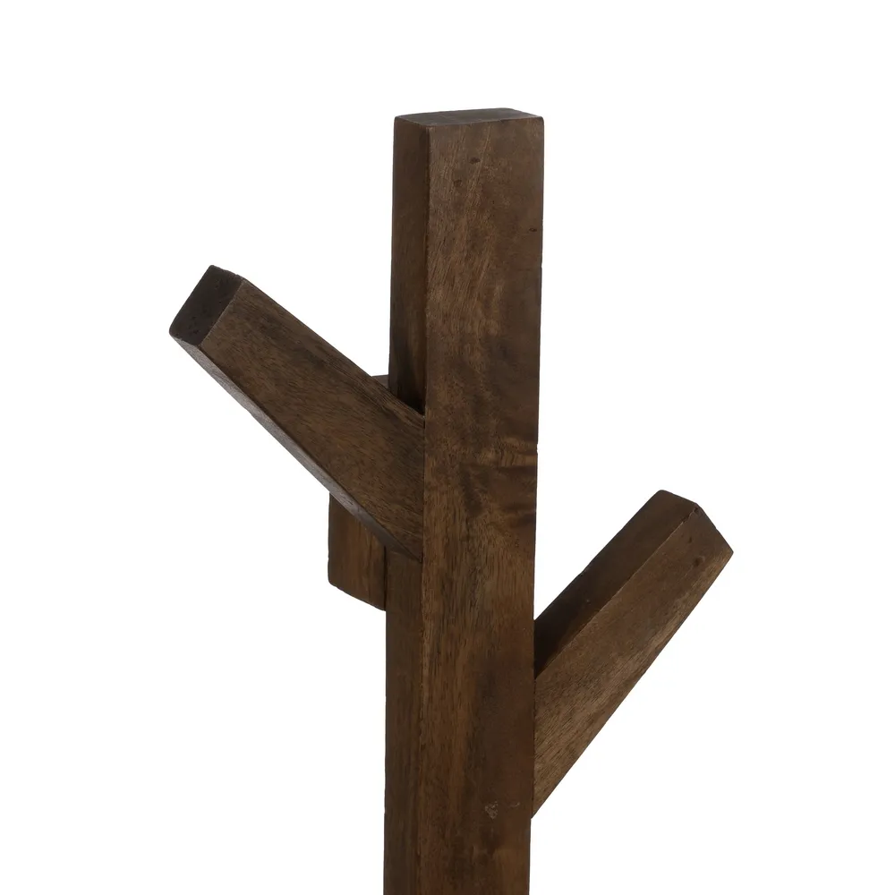 Cuier vertical lemn mango | Organizare hol sustenabila | CreativDeco [2]