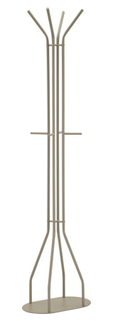 Cuiere - Cuier de podea metal gri taupe cu cârlige multiple