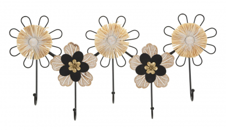 Cuiere - Cuier decorativ floral 3D | Stil boho chic CreativDeco