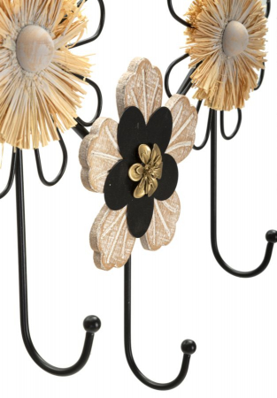Cuier decorativ floral 3D | Stil boho chic CreativDeco [2]
