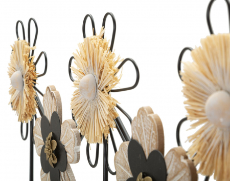 Cuier decorativ floral 3D | Stil boho chic CreativDeco [3]