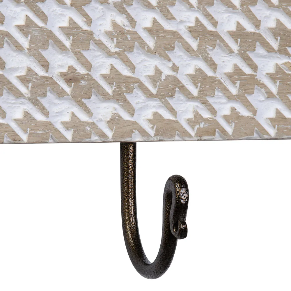 Cuier vintage 4 agatatori | Decoratiuni perete rustice [2]