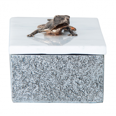Cutie decorativa marmura bicolora|Cutii moderne [2]