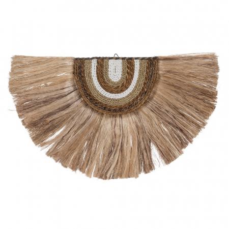 Decoratiuni perete din lemn - Decor perete fibre naturale rustic minimalist