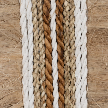 Decor mural fibre naturale boho perete [2]