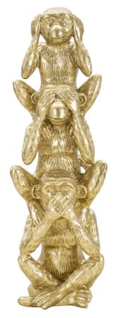 Obiecte decorative - Trei maimute decorative simbolice - CreativDeco.ro