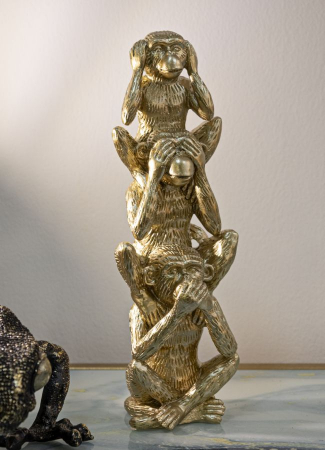 Trei maimute decorative simbolice - CreativDeco.ro [4]