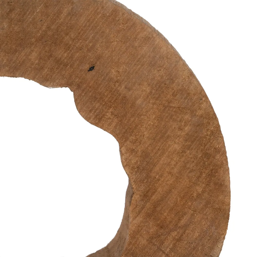Decoratiune Cerc din Lemn de Mango Natural, Creativdeco.ro [3]