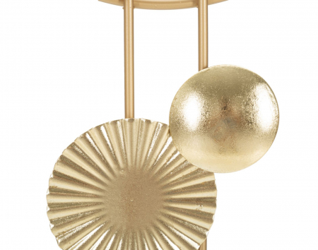 Decorațiune perete geometrică cu cercuri aurii - CreativDeco [3]