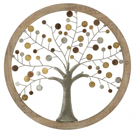 Decoratiuni metalice - Decoratiune Copacul Vietii CreativDeco - Simbol Armonie