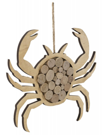Crab Stilizat Decorativ CreativDeco - Farmec Rustic pentru Perete [1]