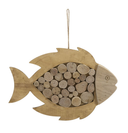 Decoratiuni perete din lemn - Decoratiune Perete Peste Nautic CreativDeco - Arta Lemn pentru Decor Interior