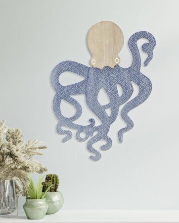 Caracatita Decor Lemn si Metal - Aventura Subacvatica CreativDeco [1]