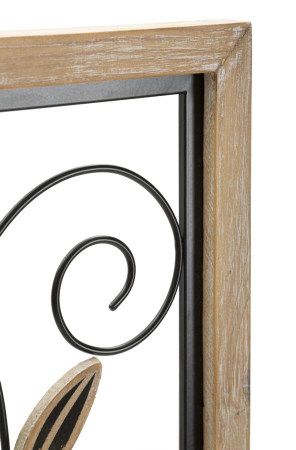 Decorațiune Boho Chic Crin Stilizat Frunze CreativDeco [2]