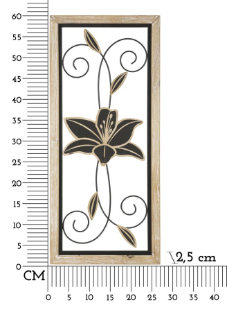 Decorațiune Boho Chic Crin Stilizat Frunze CreativDeco [5]