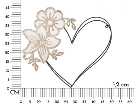 Decorațiune perete inima CreativDeco - Accent Romantic si Elegant pentru Orice Incapere [5]