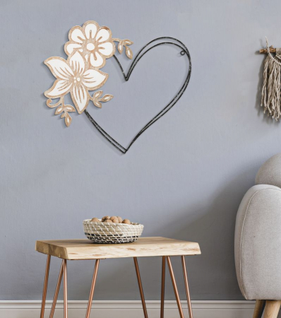 Decorațiune perete inima CreativDeco - Accent Romantic si Elegant pentru Orice Incapere [4]