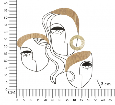 Decoratiune Artistica Moderna CreativDeco - Accent Unic pentru Perete [5]