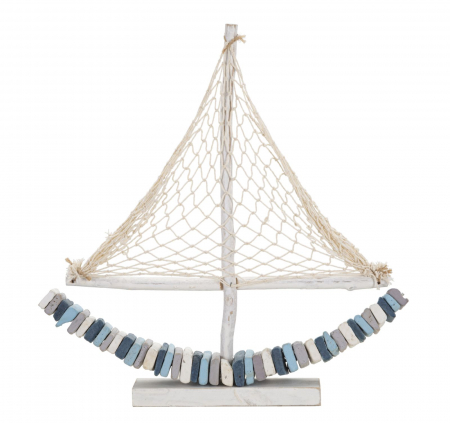Statuete si Sculpturi - Decoratiune lemn Barca marina | Arta nautica decor | CreativDeco.ro