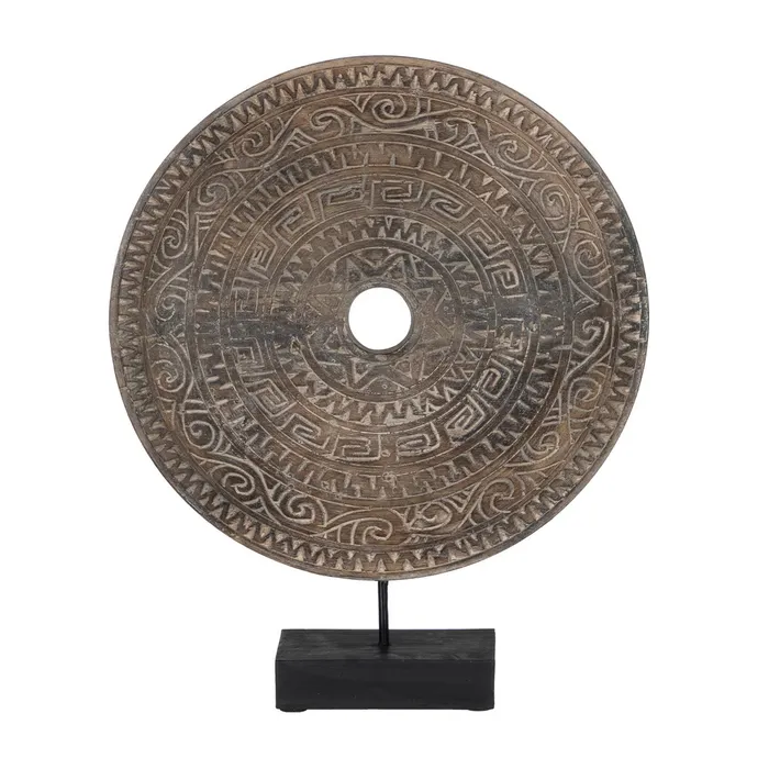 Statuete si Sculpturi - Decoratiune Mandala lemn fier - creativdeco.ro