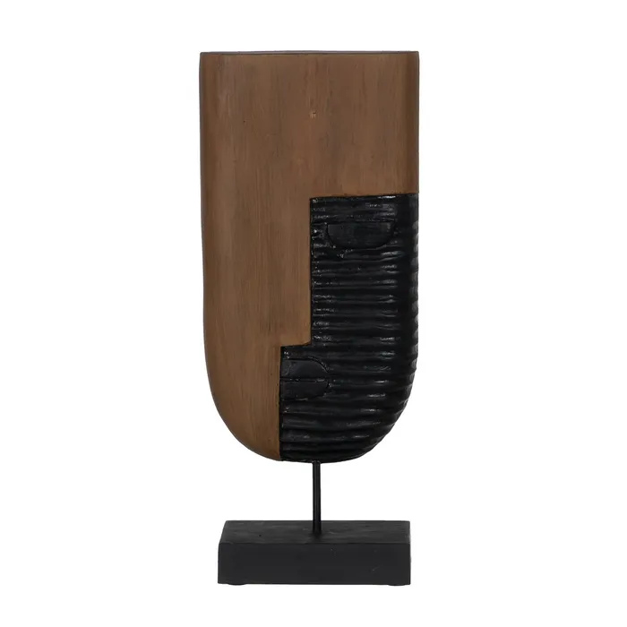 Obiecte decorative - Masca moderna lemn fier decor|Decoratiuni moderne deosebite