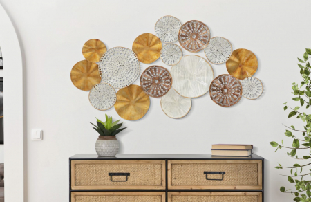 Decorațiune Oglinzi și Ratan Boho Chic CreativDeco [4]