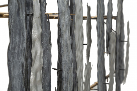 Decorațiune perete abstracta metalica CreativDeco - Design Artistic cu Texturi Variate pentru Decor Contemporan [3]