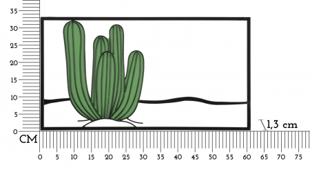 Decoratiune Metalica Cactus Verde - Prospețime si Natură CreativDeco [5]