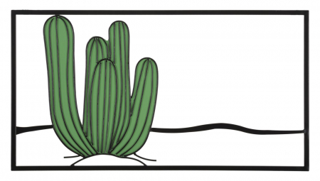 Decoratiuni metalice - Decoratiune Metalica Cactus Verde - Prospețime si Natură CreativDeco