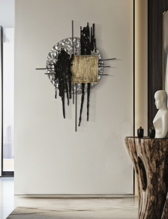 Decorațiune metalică de perete abstractă Cripton A [4]