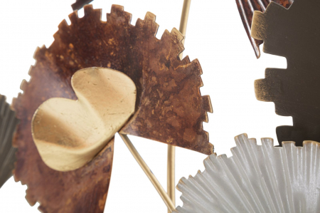 Decoratiune Perete Glam Maro Gri Auriu CreativDeco - Eleganta pentru Living si Birou [3]