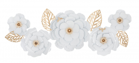 Decoratiuni perete - Flori Stilizate CreativDeco - Glamour și Natură în Decorul de Acasă