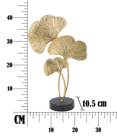 Ornament XL Frunze Ginkgo din metal - CreativDeco.ro [6]