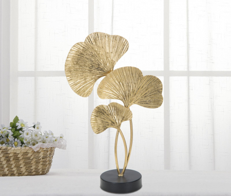 Ornament XL Frunze Ginkgo din metal - CreativDeco.ro [5]