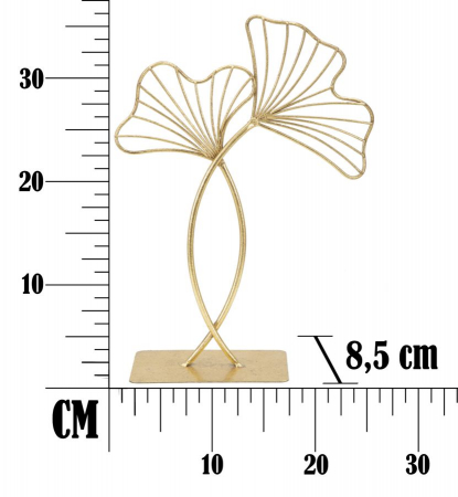Decor Frunze Ginkgo Biloba din fier - CreativDeco.ro   [6]